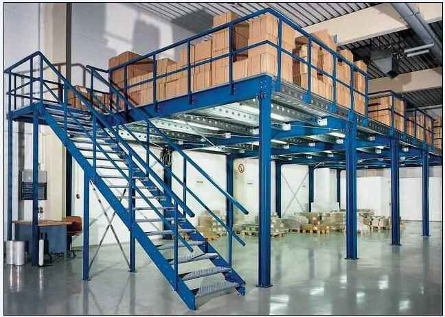 Loft shelves