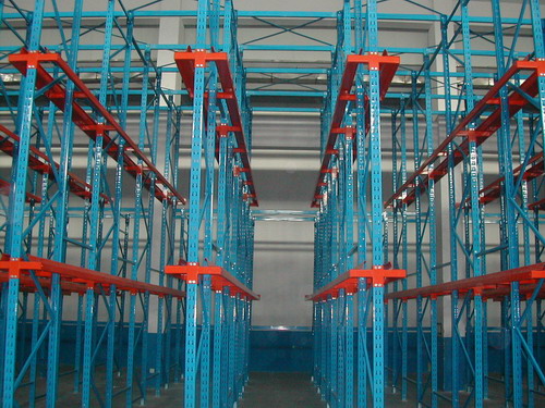Into the shelf made